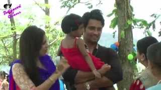 On location of TV Serial Madhubala RK amp Madhu feeding poor children [upl. by Haym]