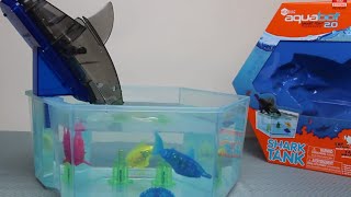 HexBug AquaBot 20  Shark Tank detailed Play Test Review  Snapping Catching Splashing fun [upl. by Der]