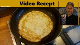 Pannenkoeken bakken  Recept eenvoudig heerlijke pannenkoeken maken [upl. by Oremor815]