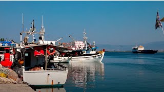 Keramoti to Thassos Town by Ferry  Thassos Holiday Summer 2020 [upl. by Assiar]