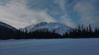 20240107 Headwall lakes alt trail waterfall AB [upl. by Yrac]