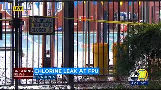 Chlorine leak at Fresno Pacific University injures 15 Fresno Fire Department says [upl. by Blayze]