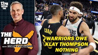 Colin Cowherd  Warriors Signing Klay Thompson to a Long Deal Wouldve Paralyzed the Franchise [upl. by Barbour875]