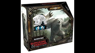 Hasbro Dungeons amp Dragons Golden Archive Owlbear and OwlbearDoric Action Figures Review [upl. by Aikkan]