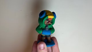 Making Leon from Brawl Stars out of Clay [upl. by Retxab]