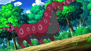 Venipedewhirlipede and Scolipede Pokemon all Attacks pokemon venipede whirlipede scolipede [upl. by Tonry]