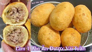 Có Khoai Mì Làm Bánh Kiểu Này Giòn Ngon Dễ Hơn Bánh Cam Rán Fried cassava cake [upl. by Ford]