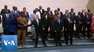 Putin African Delegations Convene at RussiaAfrica Summit  VOA News [upl. by Slade]