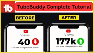 TubeBuddy Tutorial  TubeBuddy Tutorial For Beginners  How To Get More Views On YouTube 🚀 [upl. by Ardra]