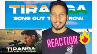 Yodha  Tiranga  Sidharth Malhotra  Tseries  Reaction 🔥 [upl. by Nidla446]