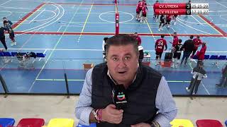 VOLEY EN DIRECTO CV UTRERA VS CV VILLENA 17 11 2024 [upl. by Aeslehs]