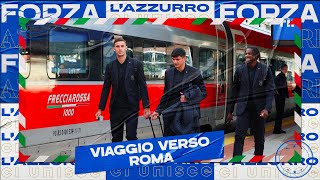 Il viaggio degli Azzurri verso Roma  Verso ItaliaBelgio [upl. by Htes124]