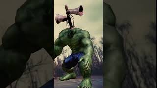 Megaphone Head Vs Hulk siren Head yearofyou sirenhead scared [upl. by Idet]