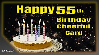 Happy 55th Birthday Message Wishes for the 55th Birthday Celebrant [upl. by Asiilanna28]