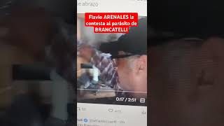 Flavio ARENALES le contesta a BRANCATELLI [upl. by Nosemyaj]