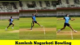 Kamlesh Nagarkoti Bowling  Nagarkoti Bowling Action [upl. by Annohsak248]