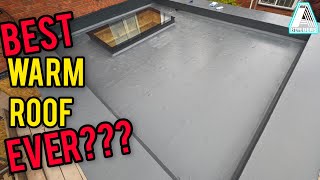 How to build a warm roof A step by step guide to the BEST warm roof on YouTube [upl. by Eilyab]