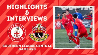 HIGHLIGHTS amp INTERVIEWS  Redditch United vs AFC Sudbury [upl. by Rosalie]