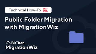 Public Folder Set Up and Migration with MigrationWiz [upl. by Annavaig390]