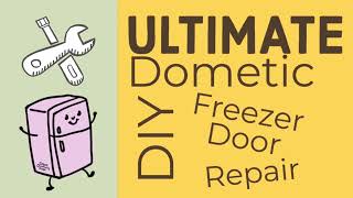 How to Remove Repair and Replace a Dometic RV Freezer Door and Save Money [upl. by Adnawuj]