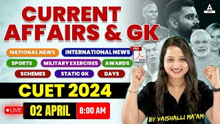 02 April Current Affairs 2024  Static GK and Current Affairs  Current Affairs Today [upl. by Lochner]