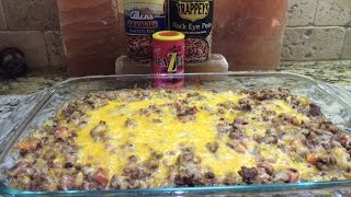 Allens Black Eye Pea Casserole [upl. by Bernat308]