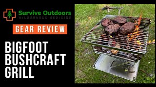 Portable Wood Stove Review  Bigfoot Bushcraft Grill [upl. by Albright]