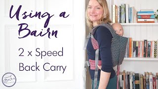 Oscha Bairn Baby to Toddler Carrier  BACK Carry  2 x speed [upl. by Finkelstein200]