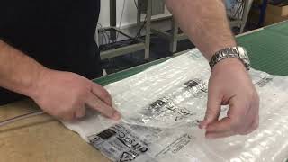 How to inflate Airsac packaging  Macfarlane Packaging [upl. by Eatnoed]