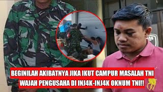 DIDUGA TNI SEDANG HAJAR PEMABUK DI LERAI PENGUSAHA PRIA INI MALAH DISIKAT 4 OKNUM TNI [upl. by Htessil]