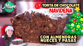 TORTA DE CHOCOLATE NAVIDEÑA HÚMEDA FÁCIL Y DELICIOSA 🎄 Muve Flavors [upl. by Nicolina]