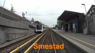 Cabview Line 2 westeast full ride  Oslo metro  Oslo T bane [upl. by Sterne745]