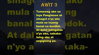 MGA AWIT 3 Audio amp Text Bible Tagalog bible psalms [upl. by Seuqramed]