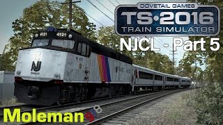 Train Simulator 2016  North Jersey Coast Line Part 5  NJTransit F40PH2CAT [upl. by Zolly]