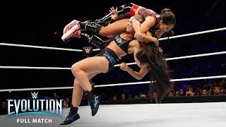 FULL MATCH  Ronda Rousey vs Nikki Bella  Raw Womens Championship WWE Evolution WWE Network [upl. by Aerdnahs]