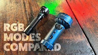 Olight Marauder Mini amp Freyr  RGB Compared Do you need to spend the extra money 💲💲💲 [upl. by Faria494]