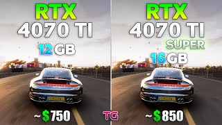 RTX 4070 Ti SUPER vs RTX 4070 Ti  Test in 10 Games [upl. by Sacken]