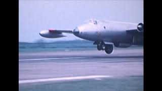 The most impressive lineup of English Electric Canberra aircraft ever rare footage [upl. by Eirrahs215]