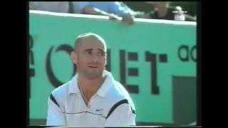 Andre Agassi vs Arnaud Clément  RG 1999 2R Highlights [upl. by Booma9]