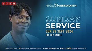 Sunday Service 29th September 2024  Sister Joy Small  NTCG Handsworth [upl. by Yddeg]