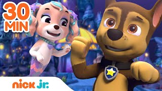 PAW Patrol MerPup Rescues w Skye Coral Chase Rubble amp Zuma  30 Minute Compilation  Nick Jr [upl. by Eicats]