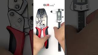 JRready Ratcheting Wire Crimper Tool ACTLY2H for Insulated Terminals Connector 2210AWG [upl. by Amoreta356]