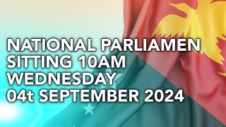 NATIONALPARLIAMENTSITTING10AMWEDNESDAY04thSEPTEMBER2024 [upl. by Seiter939]