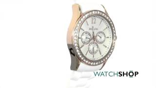 Ladies Accurist Exclusive Chronograph Watch LS430W [upl. by Trauner504]