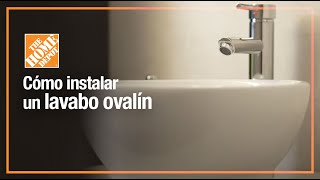 ¿Cómo instalar un lavabo ovalin  Baños [upl. by Zebulon]