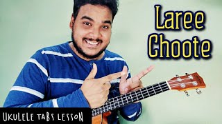 Laare Choote  Single String  Easy Ukulele Tabs Lesson  2021 [upl. by Nico]