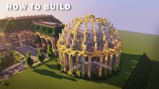 Minecraft How To Build a VICTORIAN GREENHOUSE in Minecraft Tutorial  Minecraft House Tutorial [upl. by Anaitsirc]