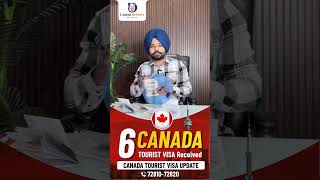 6 Canada Tourist Visa Visa Received  Canada Tourist Visa Latest Update 2024 [upl. by Bor820]