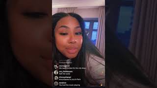 Yung Miamicaresha on instagram live 111324 [upl. by Yttig]