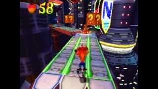 Crash Bandicoot 3 Warped  Level 19 Future Frenzy Crystal Get [upl. by Lyndes]